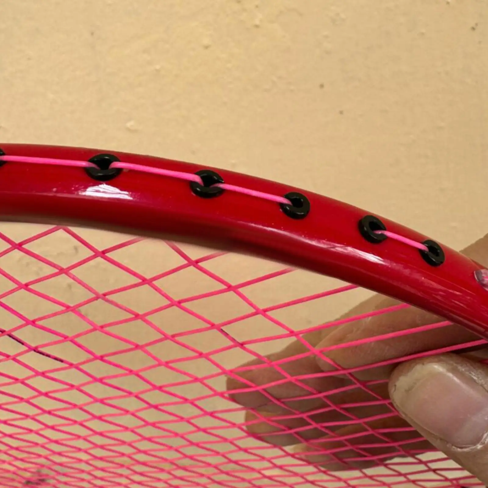 Badminton Grommets Racquet Eyelets Portable Nylon Bucket String Protector Racket String Tubes for Badminton Repair Racketball