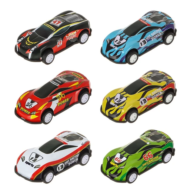 Modelo de carro de corrida infantil, mini modelos de carros, rodas de  fricção, desenhos animados fofos, brinquedos infantis engraçados -  AliExpress