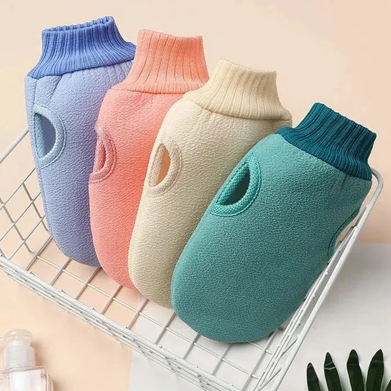 Gloves for Shower Body Brush Towel Foam Body Scrubber Bath for Peeling Exfoliating Body Cleaning Scrub Exfoliating Sponge