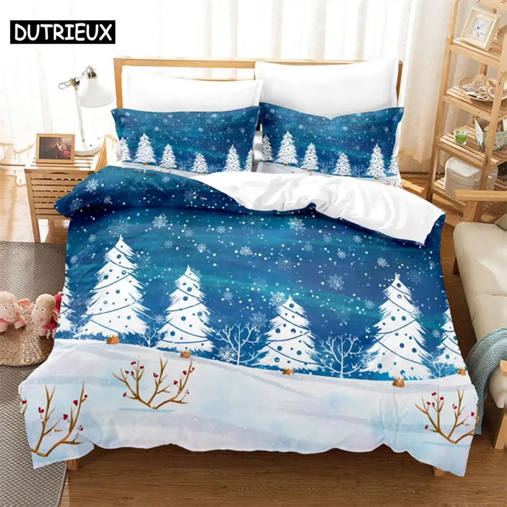 

Christmas Tree Bedding Set Duvet Cover Set 3d Bedding Digital Printing Bed Linen Queen Size Bedding Set Fashion Design