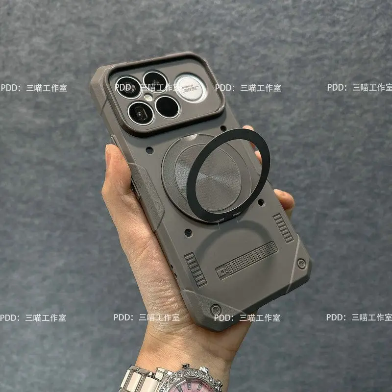360-Degree Rotating Bracket with Fall Protection TPU Soft Back Cover