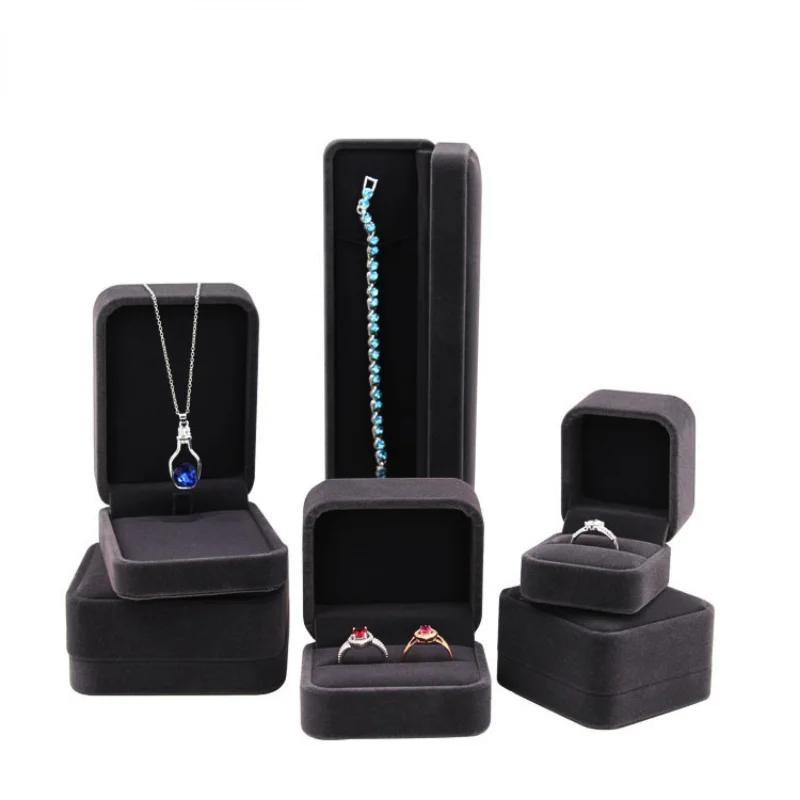 

New Ring Box Necklace Packaging Organizer Jewelry Packaging Bulk Gift Box Earring Holder Gift Box Necklace Case
