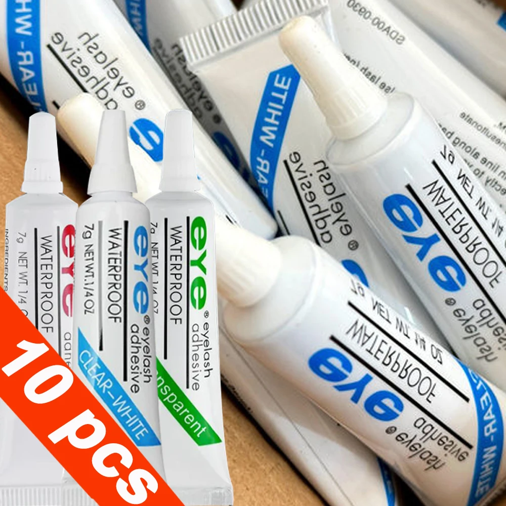 1-10PCS Waterproof Disposable Eyelash Glue Makeup Beauty Tools