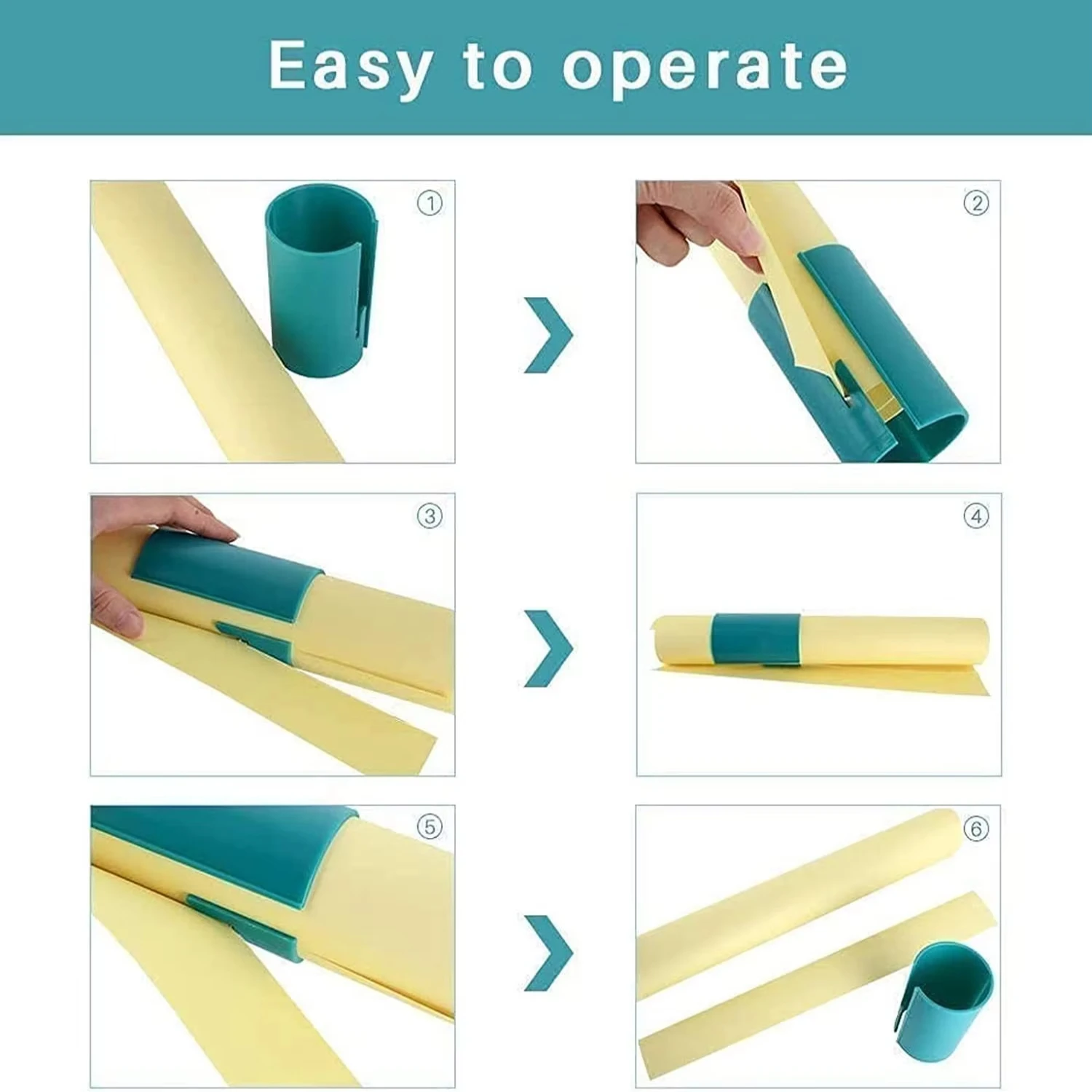 Dropshipping Christmas Rolls Cutter Tool Tube Sliding Gift Wrapping Paper Cutter