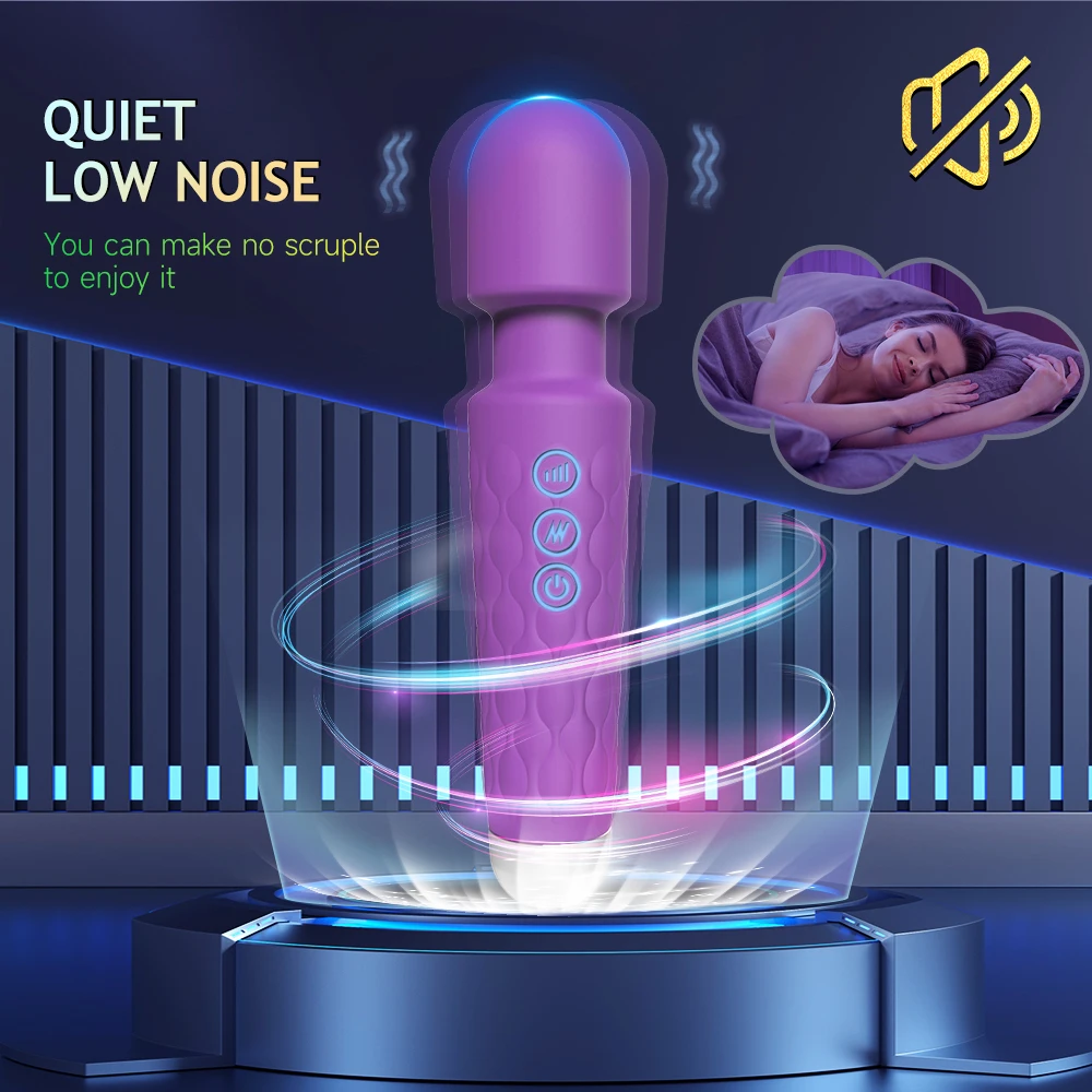 Powerful Vibrating AV Vibrator Magic Wand Clitoris Stimulator Sex Toys for Women G Spot Massager Adult Female Sex Erotic Product