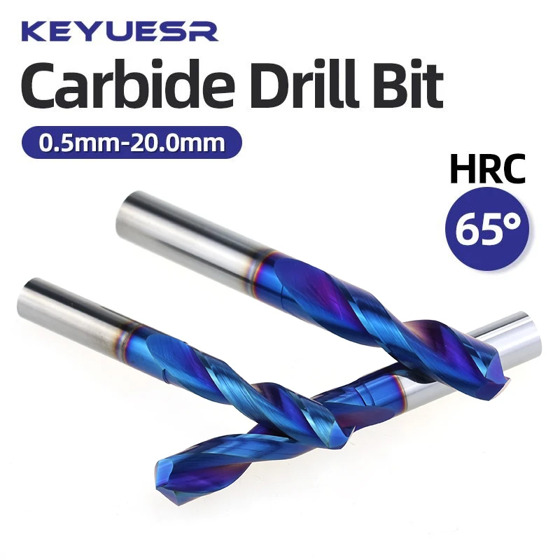 HRC65° Hard Metal Tungsten Carbide Steel Drill Bit Tungsten Steel Machine Alloy Drilling Tools