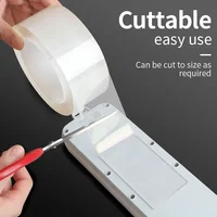 Ultra-strong Double-sided Adhesive Nano Tape Clear Removable Waterproof Extra Strong Sticky Strip Heavy-duty Two Side Tape 2
