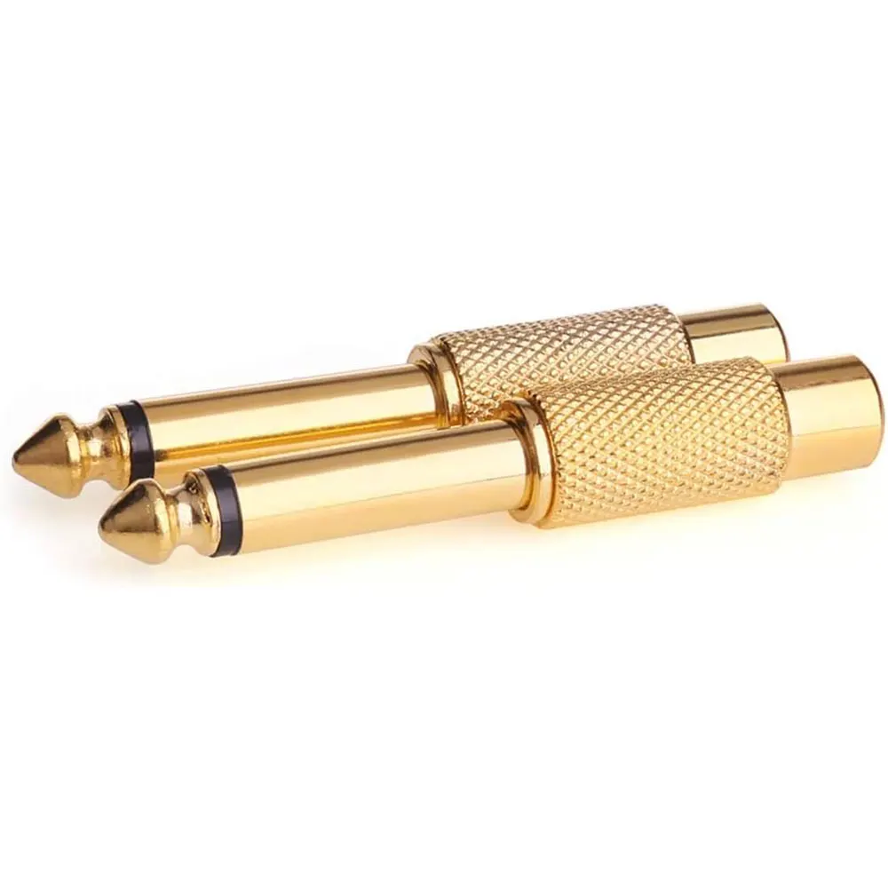 ݵ RCA-1/4  RCA -6.35mm 1/4 ġ   TS ȣ    ȯ ÷, 4 