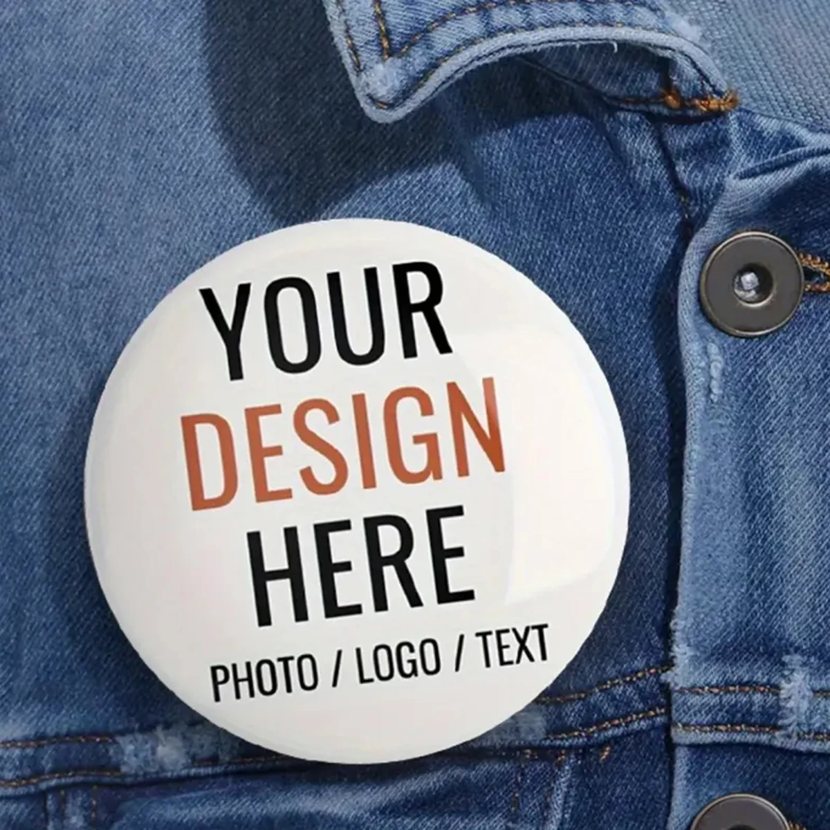 1 PC Personalize Tinplate Lapel Metal Badges Pins Personal Pet birthday Photos Customize Handmade Brooches As Gift