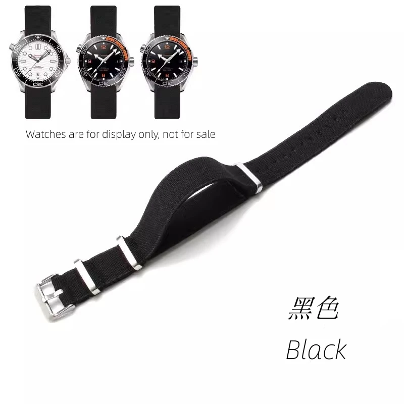 Elastic Nylon Waterproof Outdoor Sport Watchband Strap