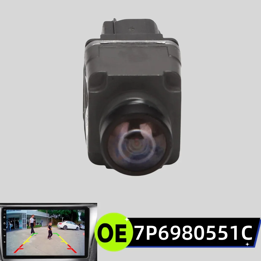 

7P6.980.551C for AUDI A6 C7 Q7 A8 A7 Touareg 2011 2012 2013 2014 2015 2016 2017 2018 Rear View Backup Parking Vehicle Car Camera