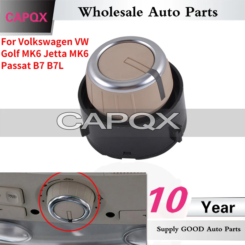 CAPQX Car Sunroof Switch Auto Sunroof Control Button For Volkswagen VW