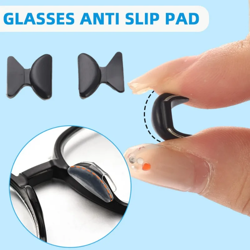Transparent Glasses Nose Pad Eyeglasses Anti Slip Nose Holder Long Lasting Spectacles Self Adhesive Nose Support Eyewear Parts