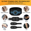 Abdominal Toning Belt EMS Muscle Stimulator Toner Waist Body Slimming Shaping Waist Arm Leg Massage Lose Weight Home Fitness 2