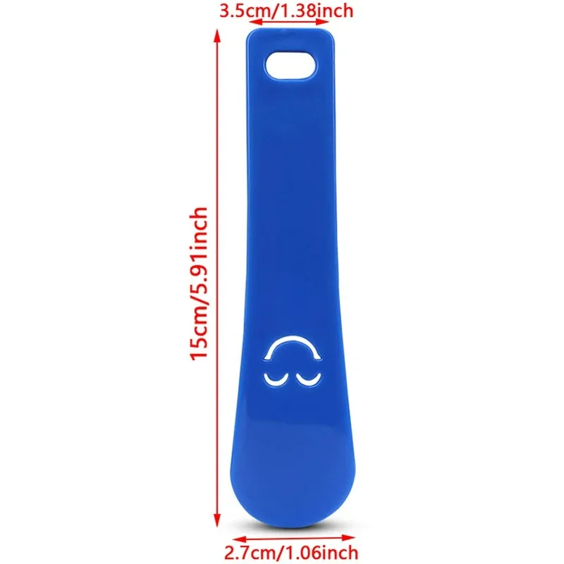 Shoe Horns Professional Plastic Shoe Horn Spoon Shape Shoehorn Shoe Lifter Flexible Sturdy Slip 6