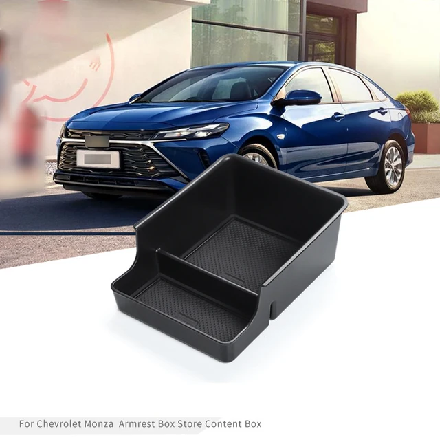 Scatola Organizer Per Auto - Portaoggetti Per Console, In Plastica ABS, Colore Nero - Foto 4