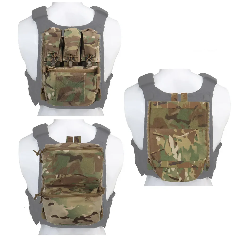 

Tactical Military FCPC V5 Plate Carrier Vest Assault Back Panel Gear Water Storage General Purpose Multi Fit Expanding Pockets