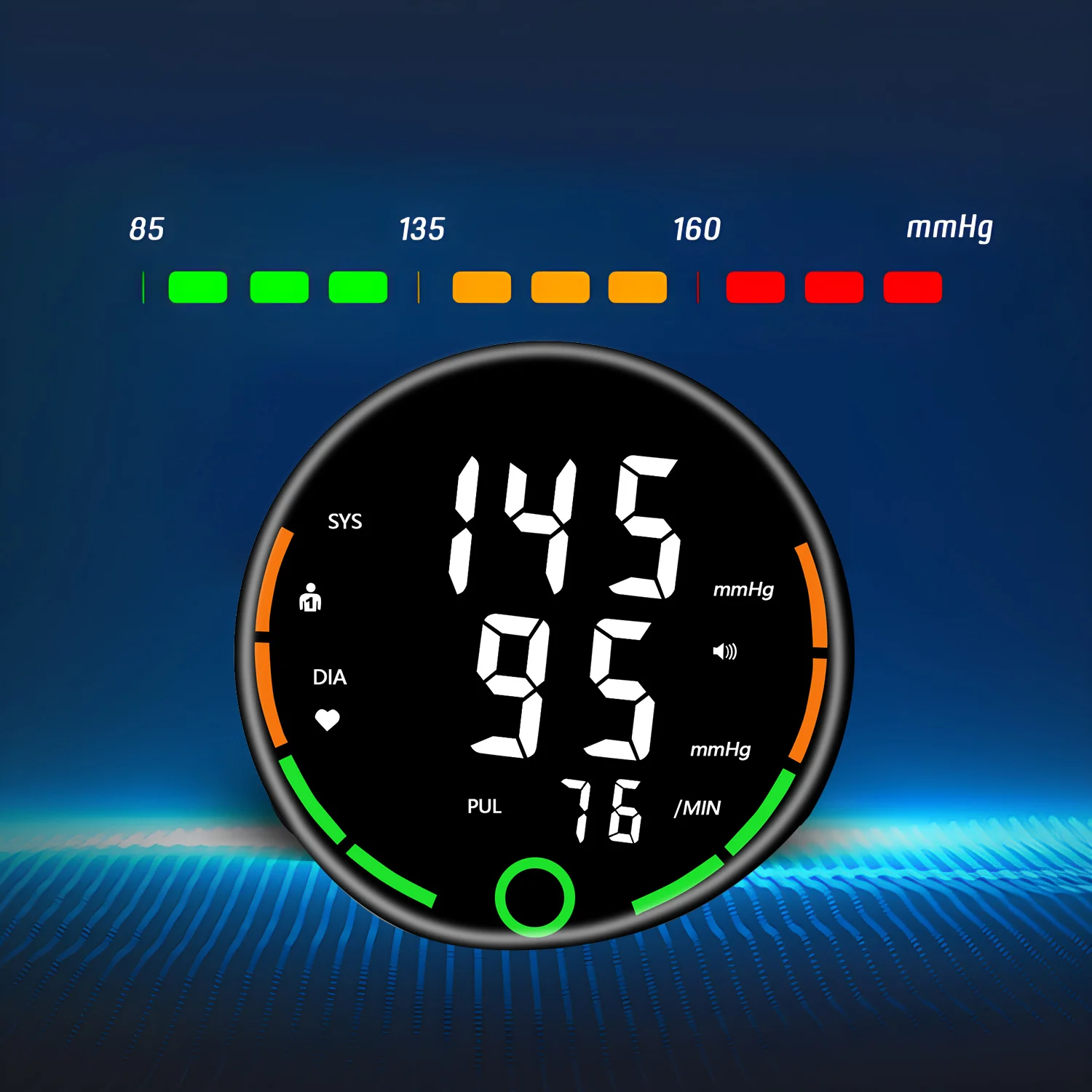 Rechargeable Wrist Blood Pressure Monitor Automatic Tonometer Meter LCD Screen Portable Health Care Sphygmomanometer blood pressure monitor blood pressure meter