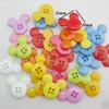 H099 Fashion Plastic Buttons Black Mickey Shape Cartoon Button 50Pcs Sewing Supplies 3