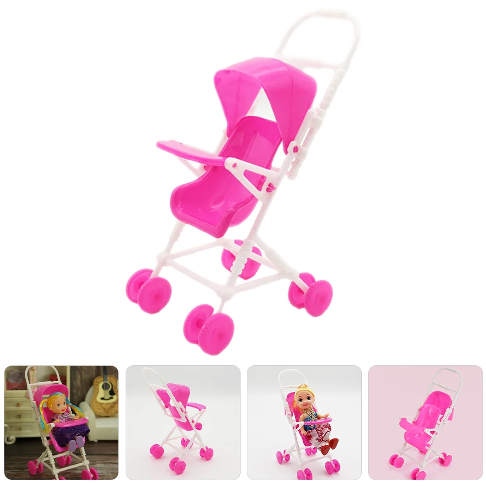 

Baby Pushchair Kids Role Play Toy Stroller Toy Accessory