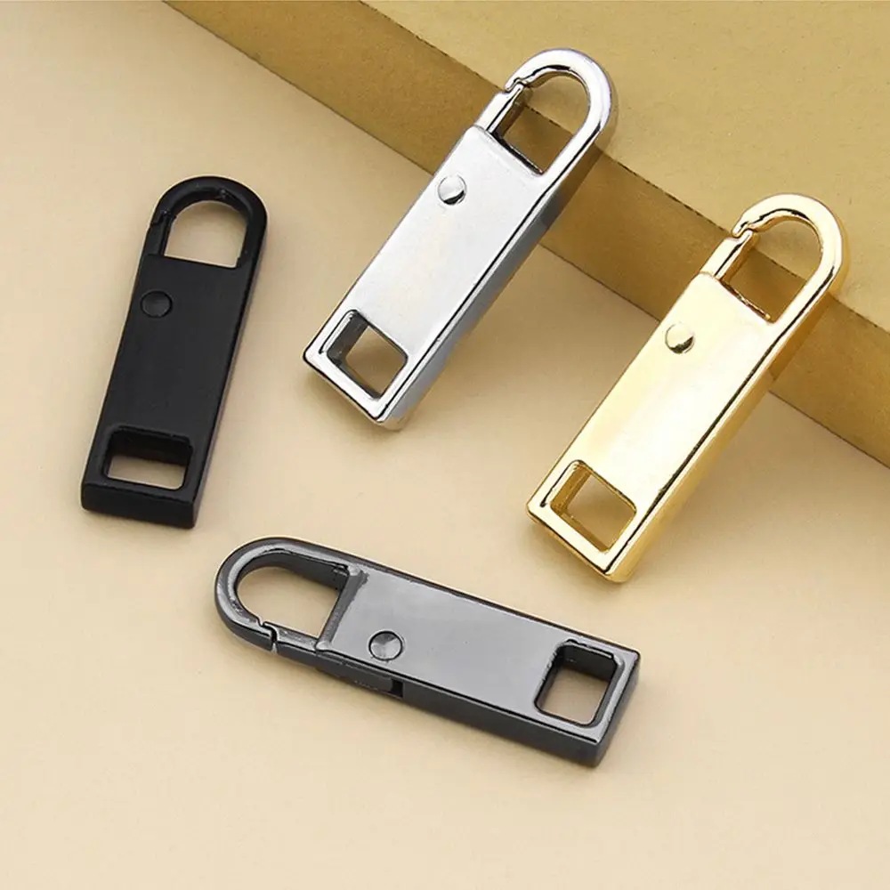 Detachable Metal Zipper Head Broken Buckles Replacement Zipper Repair Kit 5pcs zipper repair kit zipper heads