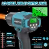 540℃ Cordless Heat Hot Air Gun 4 Gears Wind Speed LED Display Temperature Adjustment Cordless Heat Gun for Makita 18V Battery 2