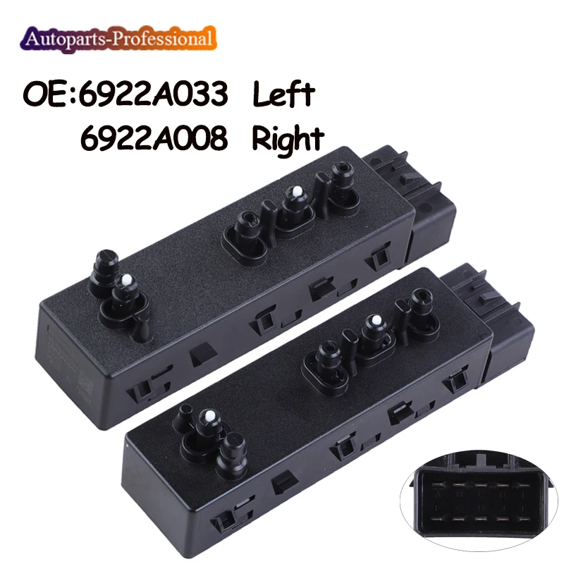 Interruptor De Ajuste Eléctrico Para Asiento Del Conductor (lado Izquierdo) | Compatible Con Mitsubishi Outlander, Lancer Y ASX | 6922A033