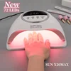 SUN X20MAX Nail Dryer Machine 72 LEDs UV LED Lamp for Nails Gel Polish Curing Manicure Lamp 10/30/60/99s Timer LCD Display 1