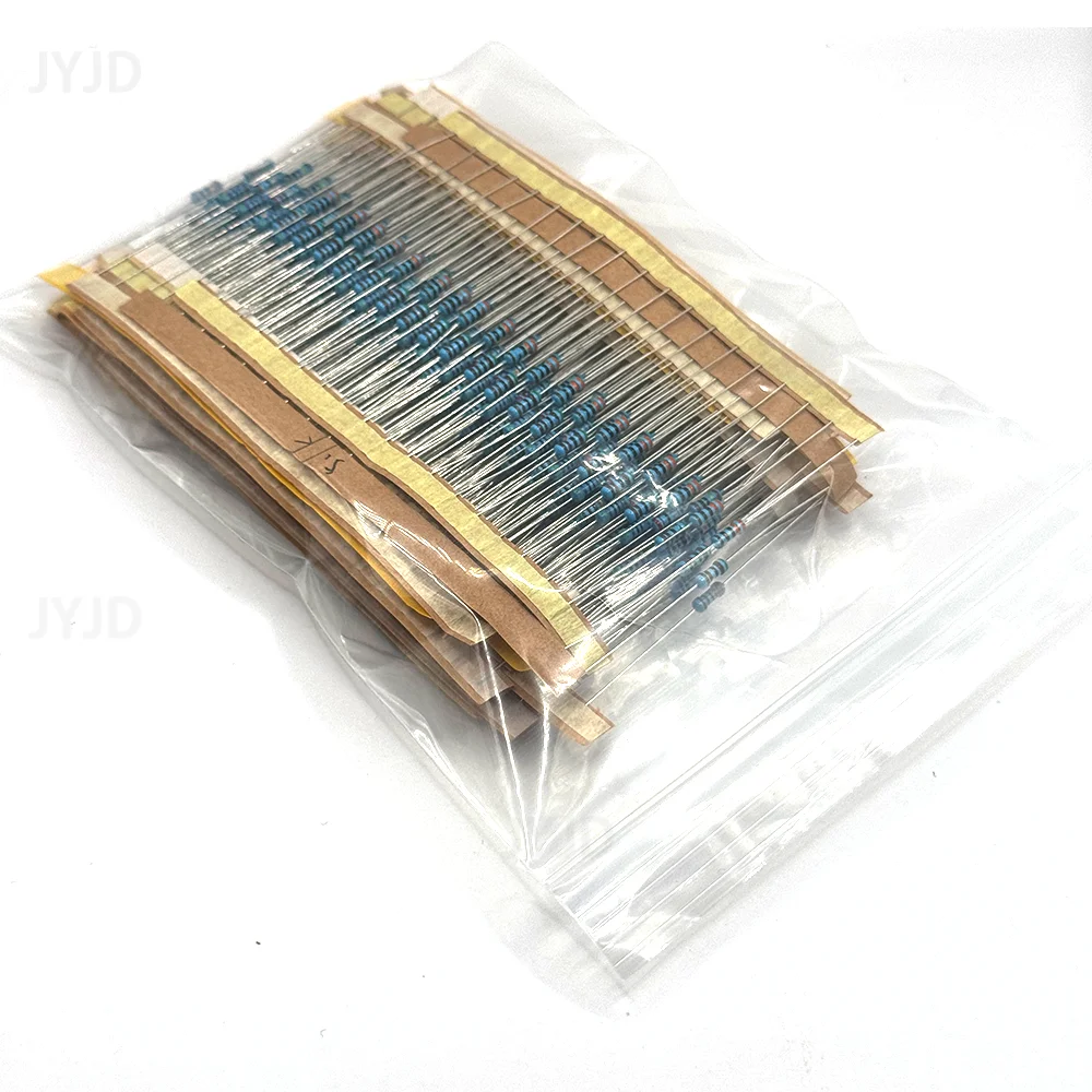 Metal Film Resistor 600pcs/set 30 Kinds 1/4W 1%
