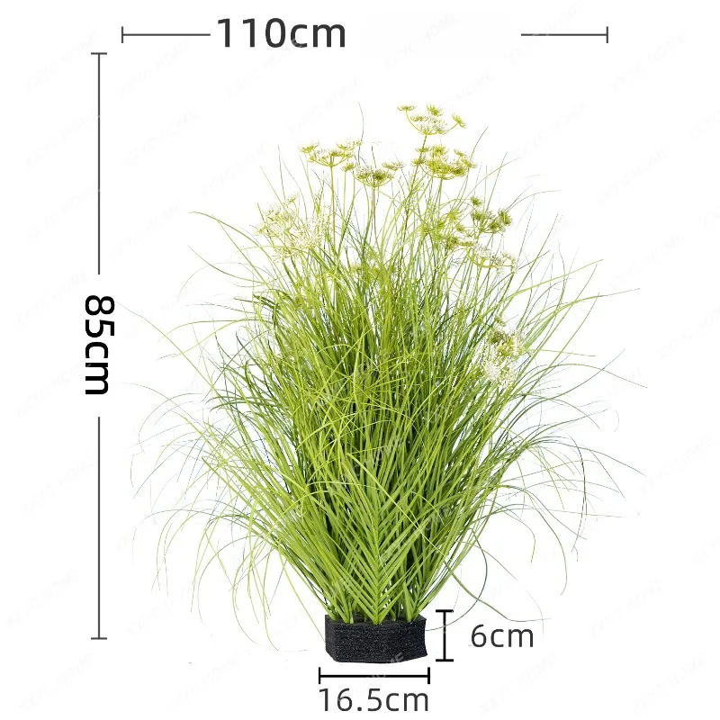 

New Reed Grass Artificial Flower Indoor Landscape Decoration Plant Bonsai Bionic Green Plant Dandelion Fake Trees Ornaments