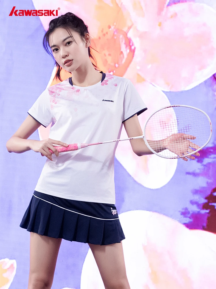 Kawasaki Original Women 's Badminton Suit Sport Breathable and sweat  absorbing Summer Badminton Clothing Women - AliExpress 201768104