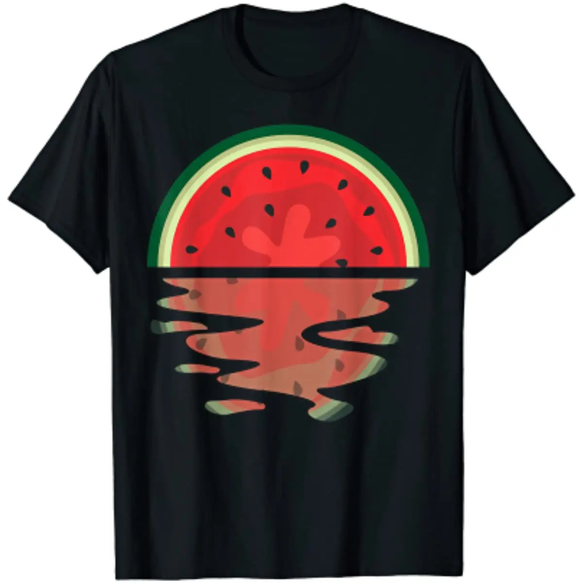 

Cute Watermelon Vintage Sunset Summer Vibes Fruit T-Shirt