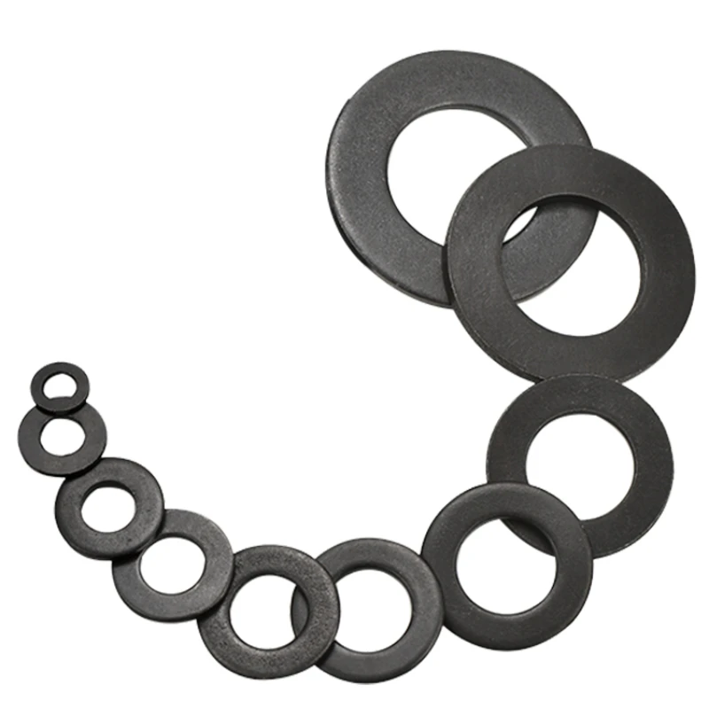 Celepoir 150Pcs Metal Washers Assorted Kit, Black Flat Penny Washers, M4 M5 M6 M8 M10 Washers With Storage Box, Carbon Steel Sealing Washers For - View #11