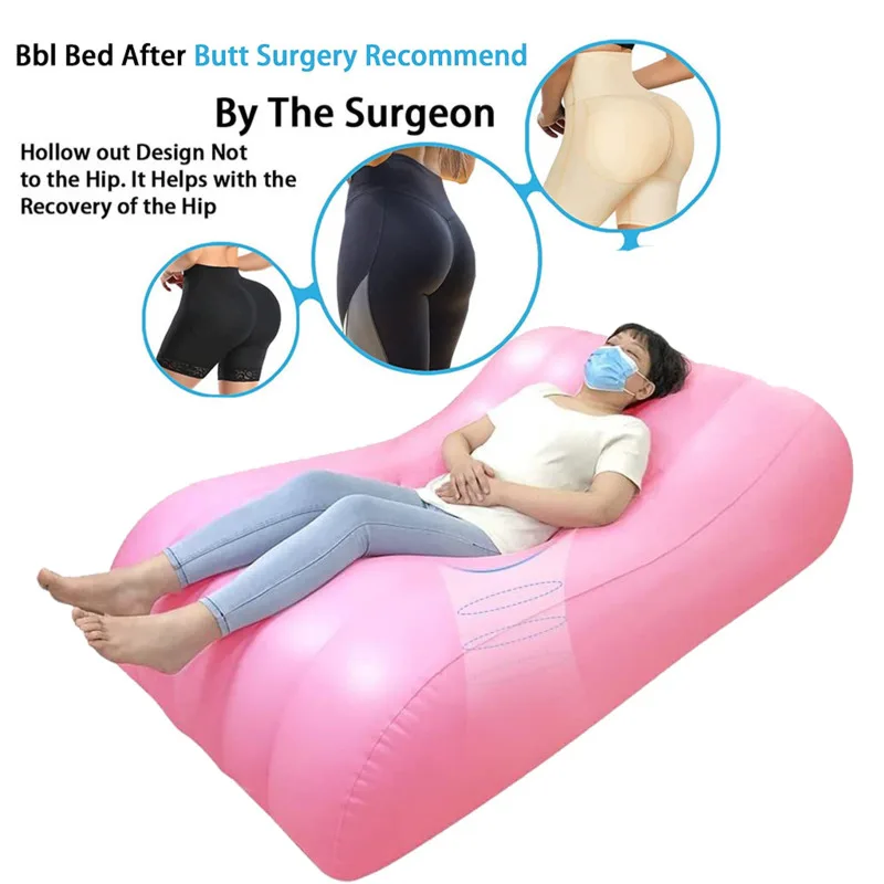 Slown Butt Lift Pillow and Back Support Cushion - BBL Pillow After Surgery  for Butt - Approved BBL Foam Pillow with Back Pillow for Post Surgery  Recovery - BBL Post Surgery Supplies