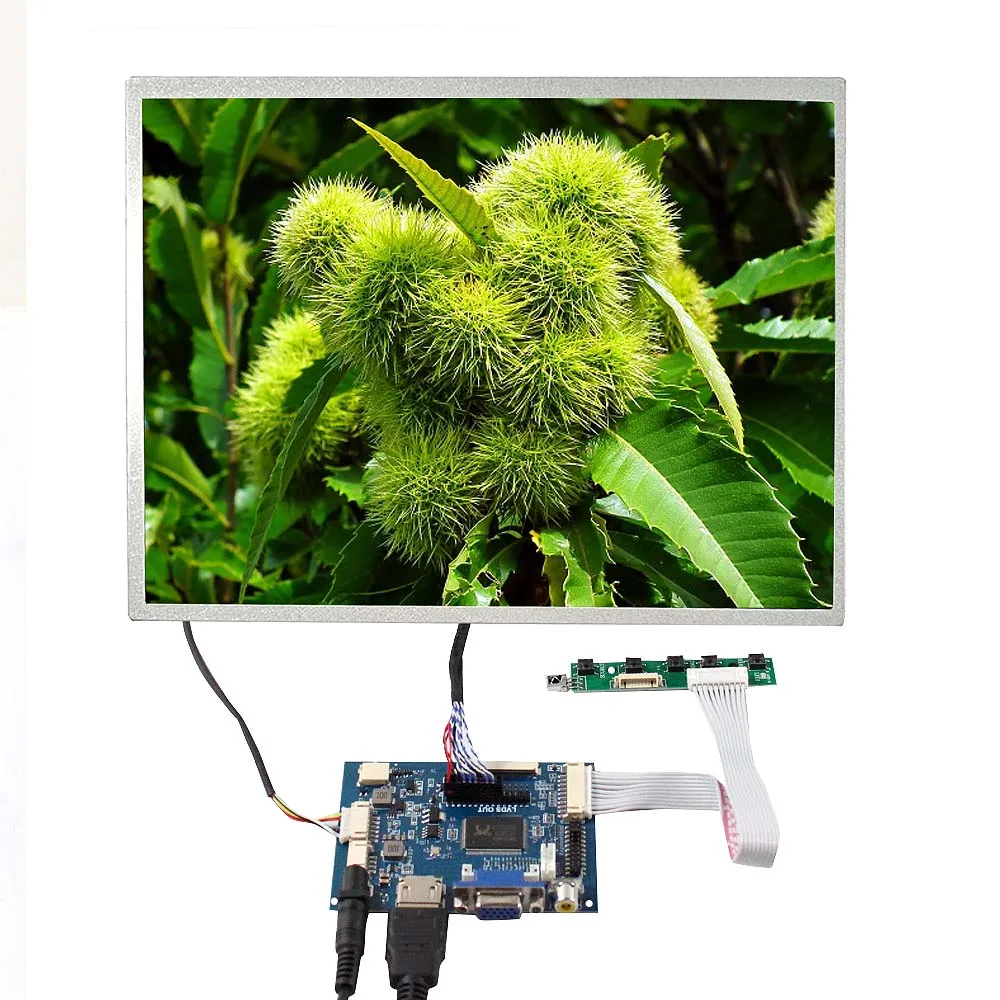 

Lcd Tft Display Lcd Monitor Screen 12.1inch G121x1-L04 1024x768 Tft Lcd Display With Hd-Mi Vga 2av Reversing Driver Board