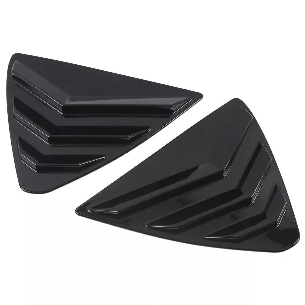 Car Rear Louver Window Side Shutter Cover Trim Sticker Vent Scoop ABS Carbon Fiber Accessories For Mazda CX-5 CX5 Auto