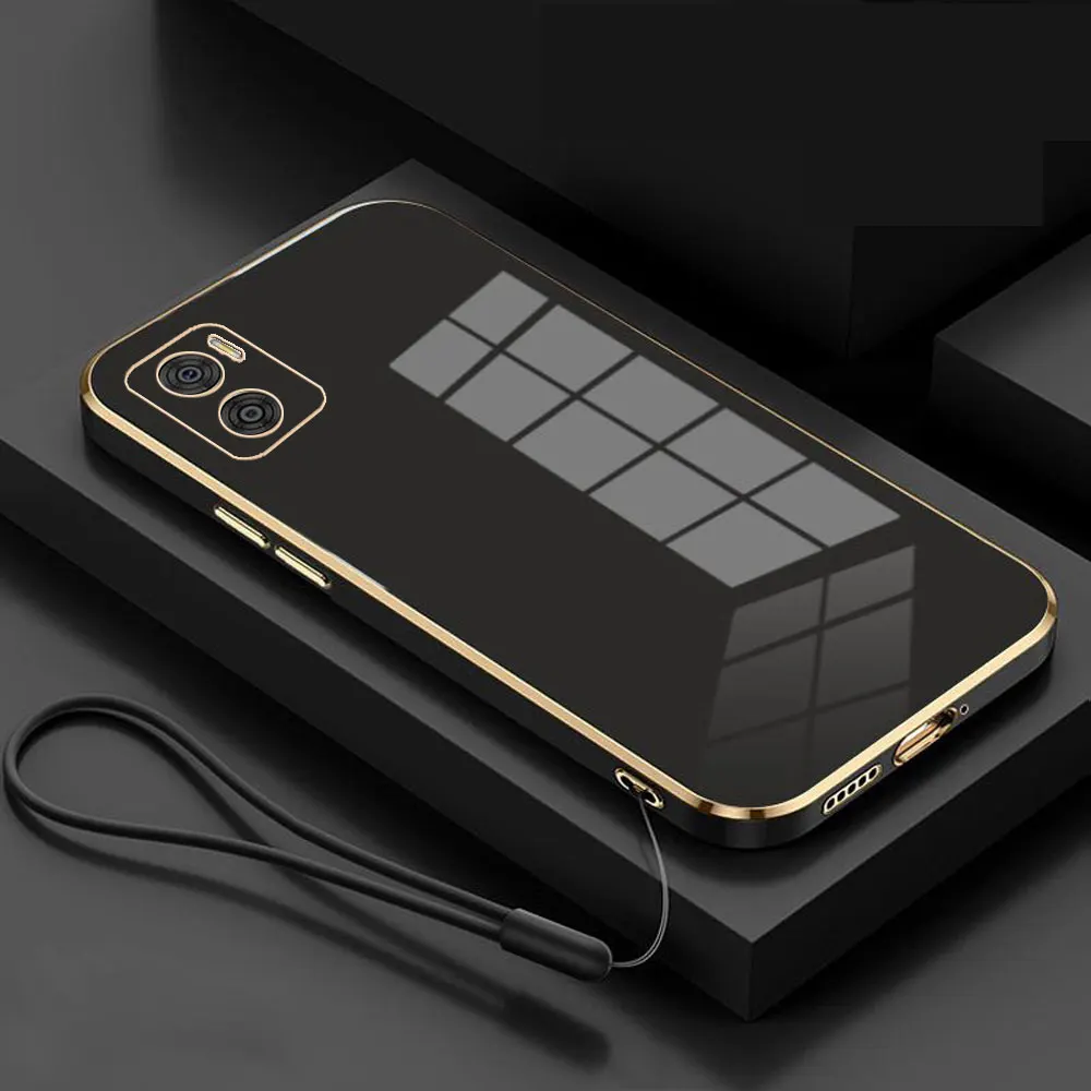 Luxury Square Plating Shockproof Case for Motorola - Enhanced Protection and Style