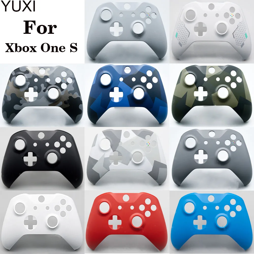 YUXI 1PC For Xbox One S One Slim Controller Housing Replace Top Front