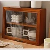 Wood Display Cabinet Vanity Table Holder Action Display Blind Box Handmade Doll Shelf Storage Holders Kitchen Organizer Racks 6