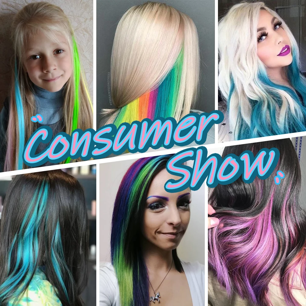 Clip In Hair Extensions 22" Straight for Kids