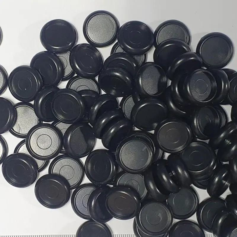 50pcs Plastic Disc Binding Discbound Notebook Mushroom Hole Planner Loose-Leaf Ring Book Buckle Hoop Office School Stationery