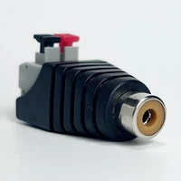 4/10/40 Pcs RCA Male to Terminal Block RCA Female to Terminal, Solderless Crimp AV Audio Video Connector for Speaker Home Theate 5