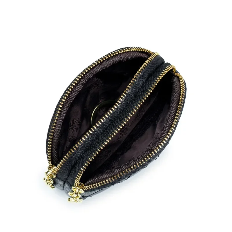 Fashion Mini Short Wallets for Women PU leather Female Purse Card Holder Coin Purse Small Zipper Keychain Clutch Bag