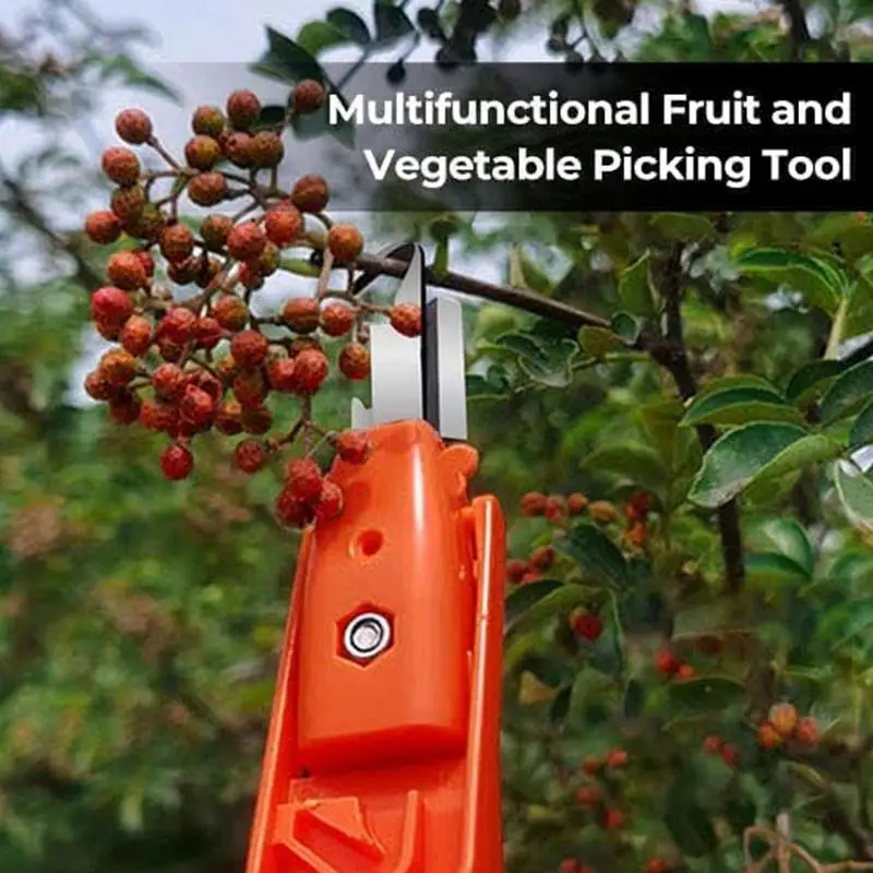 

Efficient Pepper ​Gathering Tools Multifunctional Grape Picking Tool Gardening Scissor Pruning Tool Grape Fruit Picking Weed