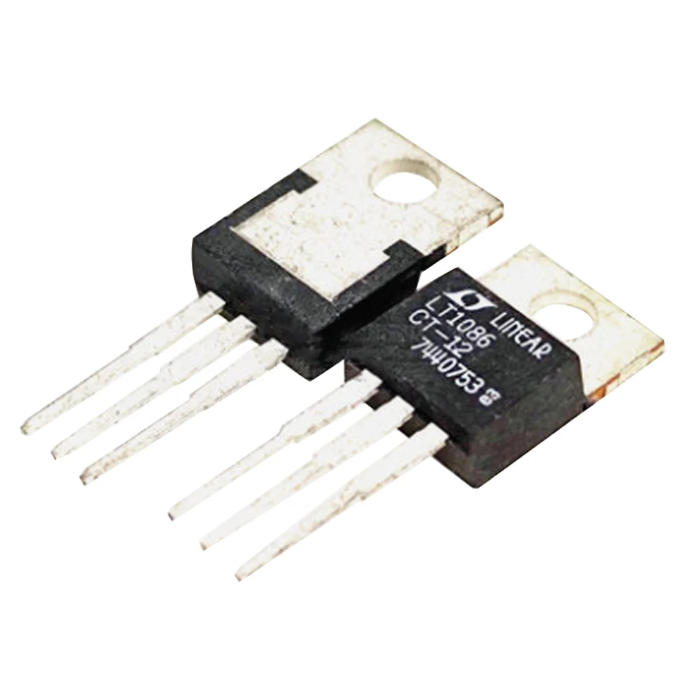 (5PCS) LT1086CT-12#PBF IC REG LDO 12V 1.5A TO220-3 LT1086CT-12 1086 LT1086