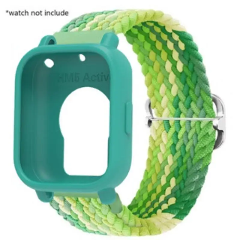 Braided Nylon Strap with Breathable Silicone Protector Case