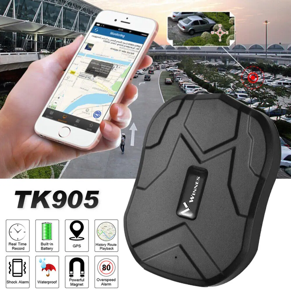 

Car GPS Tracker 10000mAh 120 Day Standby 2-4G Vehicle Tracker Free Web APP Realtime Monitor Track Playback Alarm Message Locator