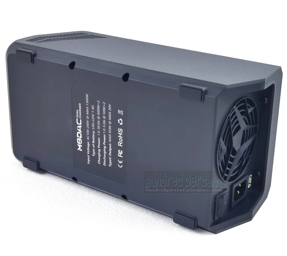 Интеллектуальное зарядное устройство ToolkitRC M8DAC, 2 канала, 1-8S, IPS дисплей, переменный ток, 1200 Вт, 50 А, 30 А, модель автомобиля 1/5, 1/6, 1/7, быстрая зарядка thumbnail 6
