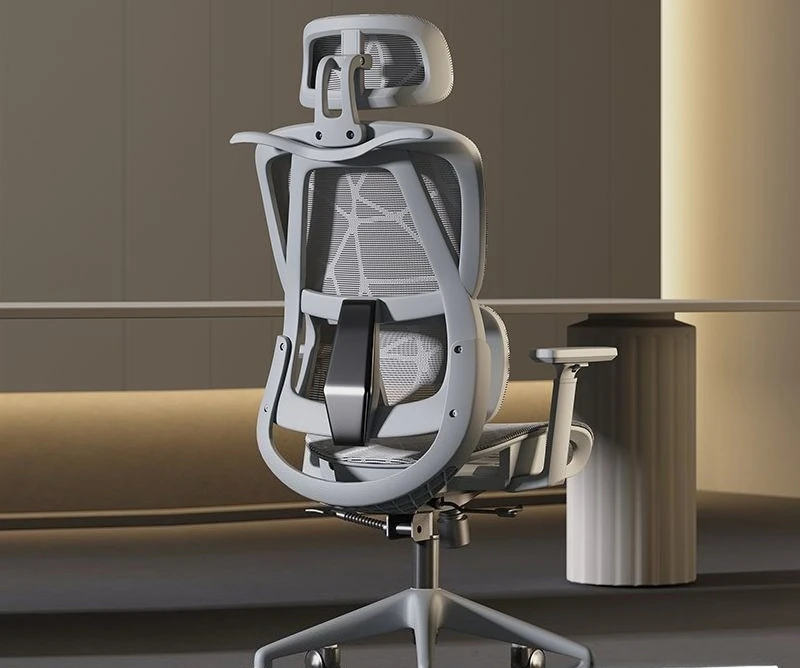 Ergonomic Office Chair Reclining Computer Gaming Chair with Lumbar Support Adjustable Armrests Comfortable Executive Seat