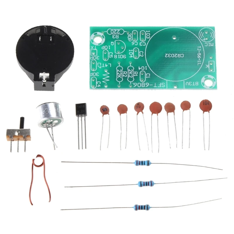 1 PC Simple FM Wireless Microphone Parts Electronic Training DIY Kit ...